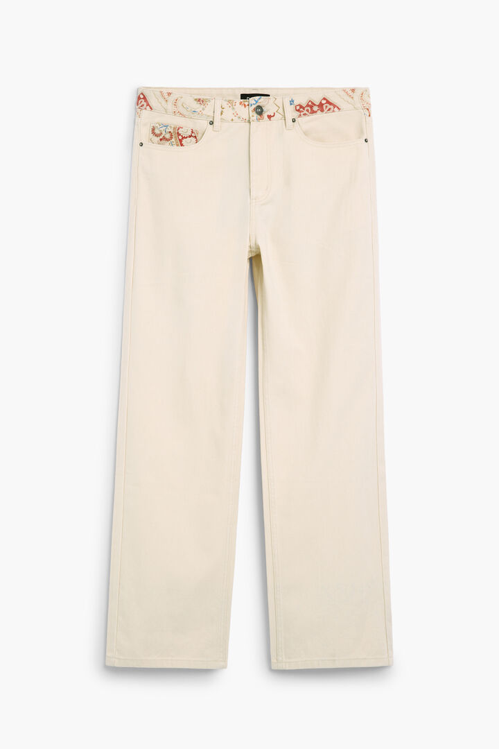 Paisley Trousers 100% Cotton