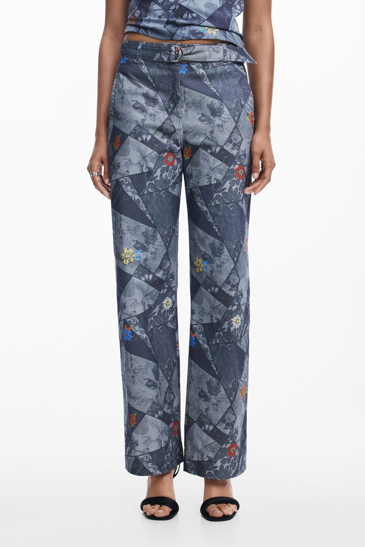 Patchwork pants | Desigual