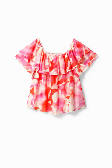 Brusa volant flors | Desigual
