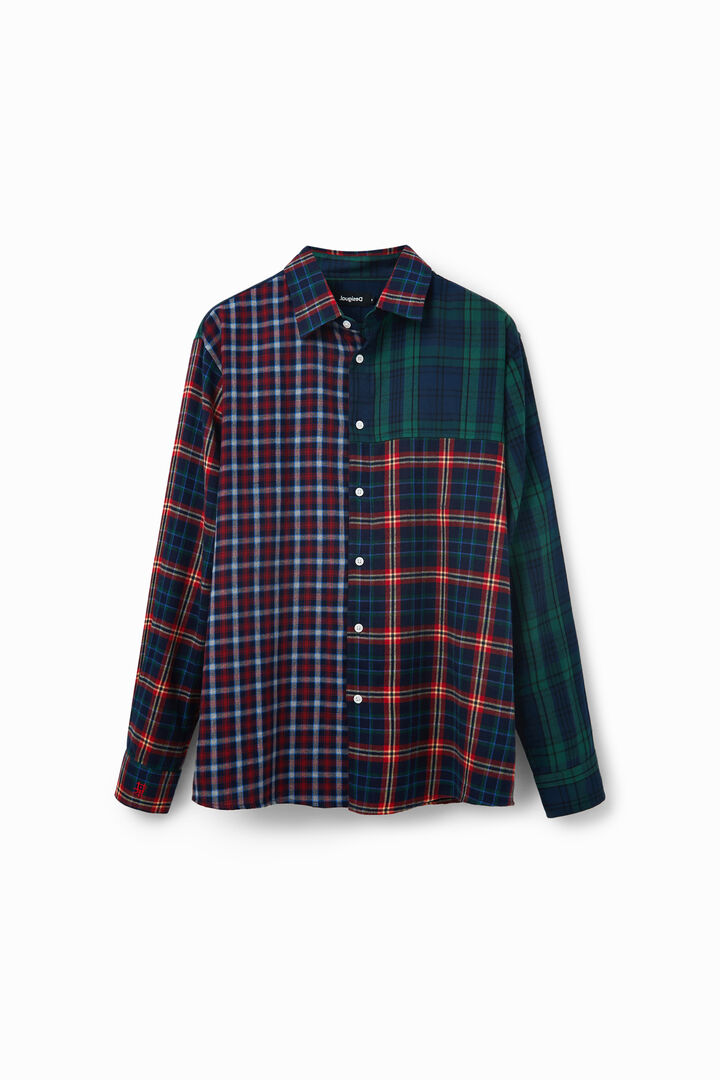 Oversize plaid shirt