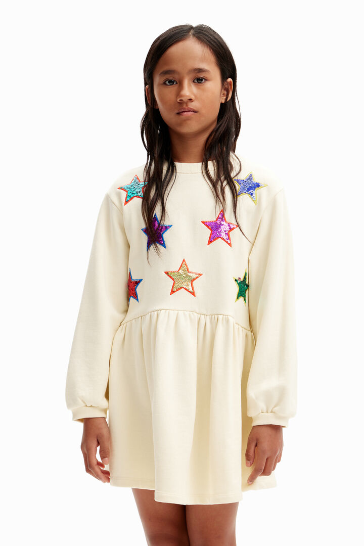 Star sweatshirt dress | Desigual