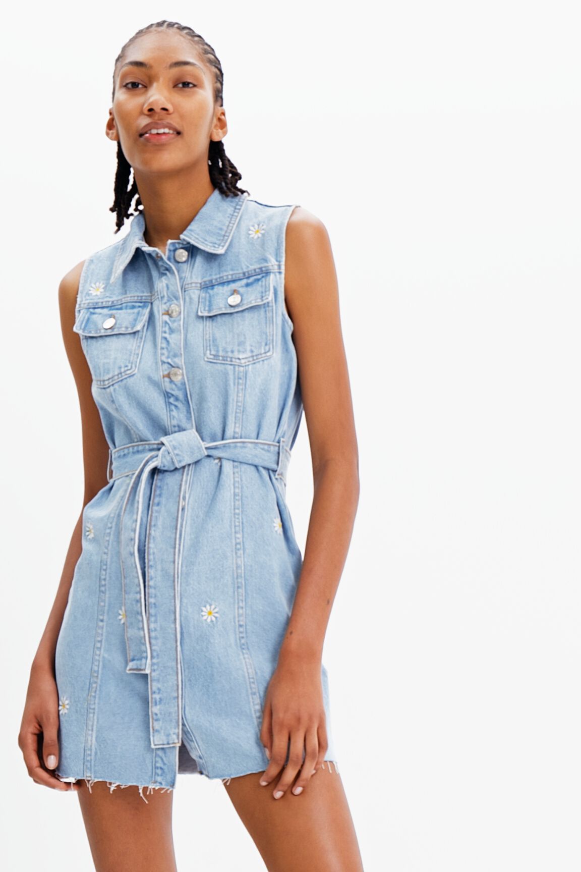 レディース マーガレット デニムショートワンピース | Desigual.com