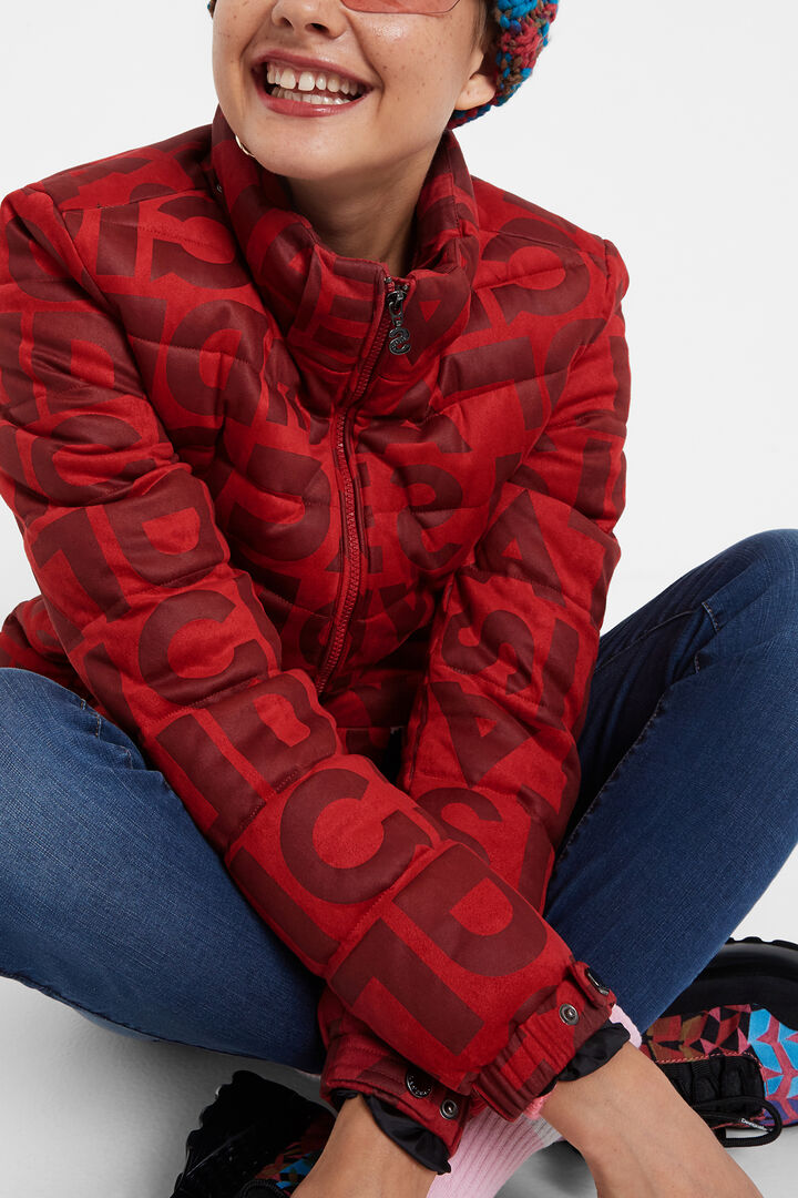 Doudoune longue lettres | Desigual