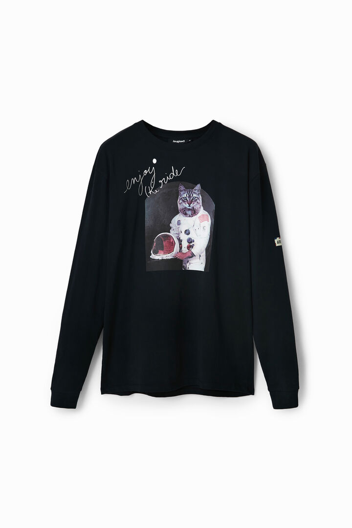 Oversize astronaut cat T-shirt | Desigual