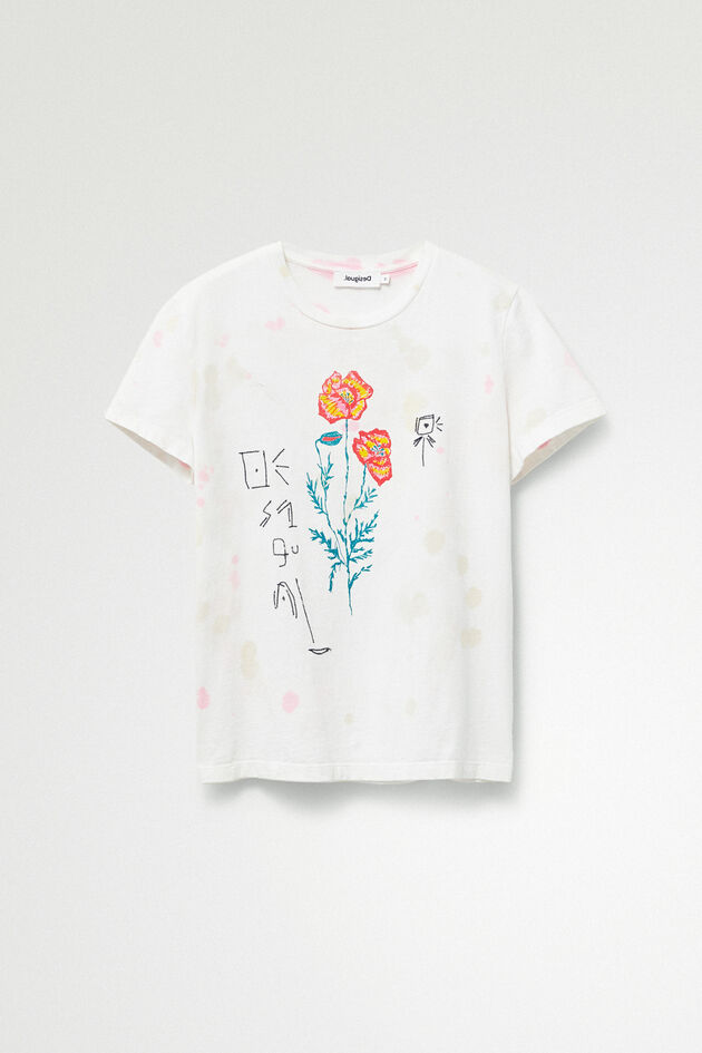 T-shirt fleurs LOVE