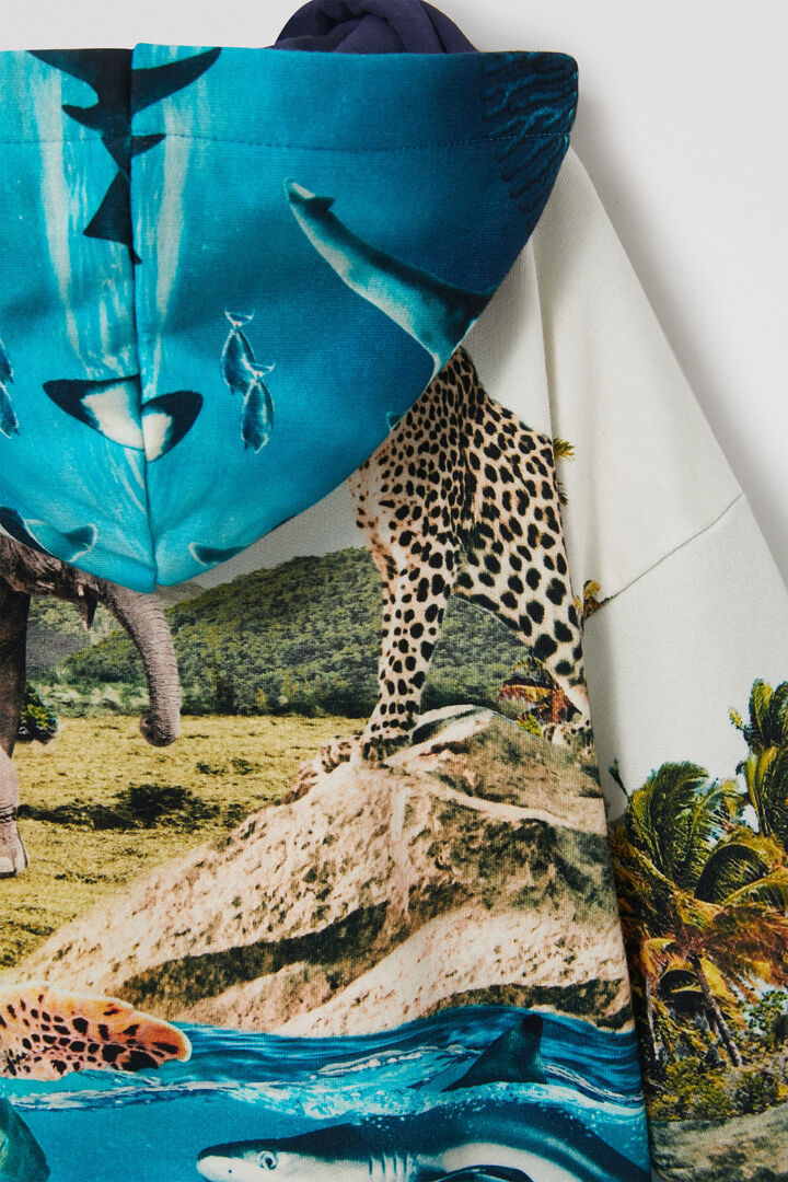 Sudadera animales africanos | Desigual