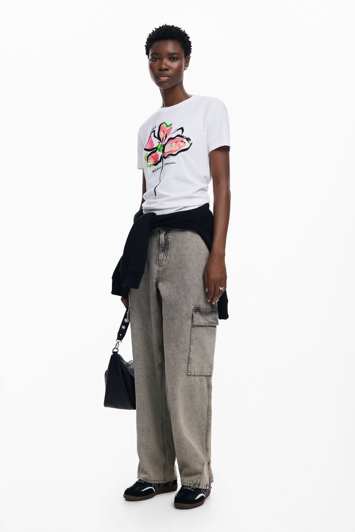 Camiseta flor | Desigual