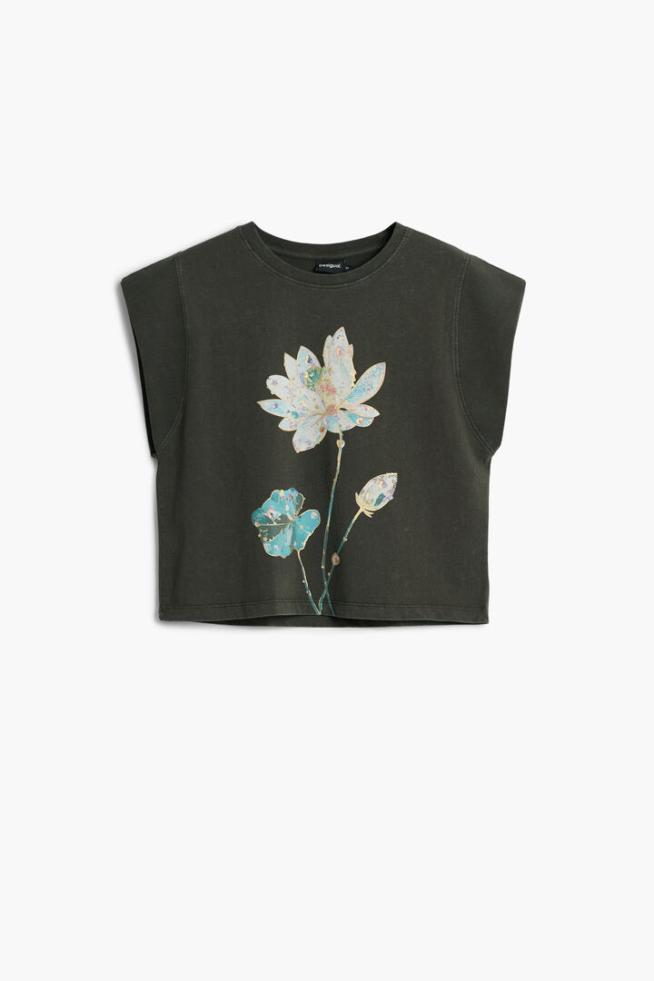 Bedrukte T-shirt 100% katoen