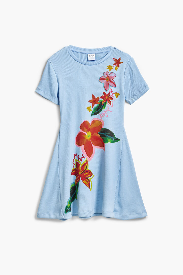 Printed short dress | Desigual