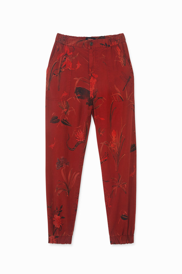 Print Tencel joggers | Desigual