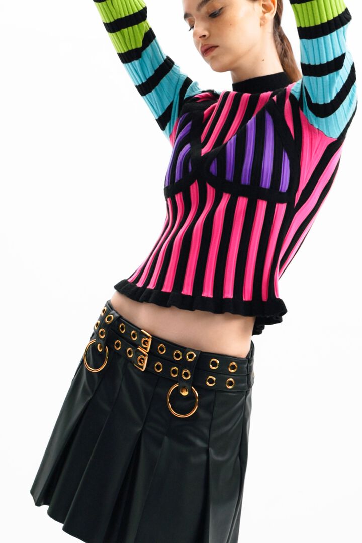 Jersey canalé rayas María Escoté | Desigual