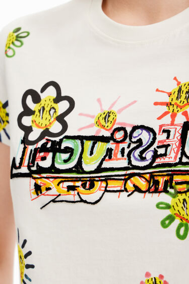 Camiseta arty flocado | Desigual