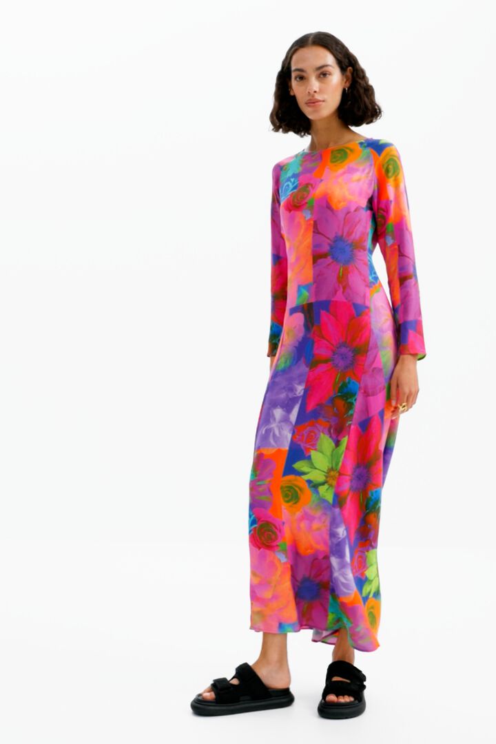 Long floral dress | Desigual