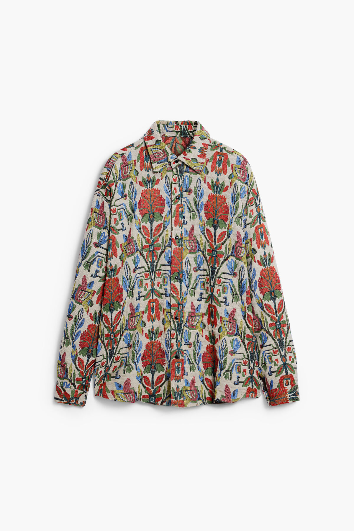 エスニック柄の長袖シャツ メンズ用 I Desigual.com