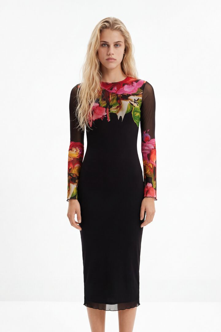 T&uuml;llkleid Blumen M. Christian Lacroix | Desigual