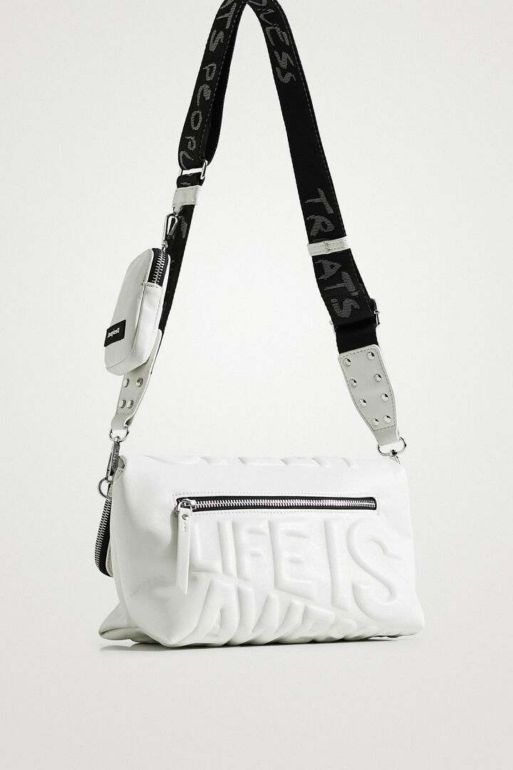 Borsa a tracolla "Life is Awesome" | Desigual