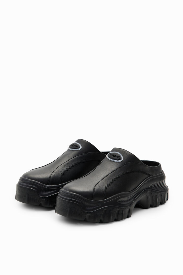 Chunky leather clogs | Desigual