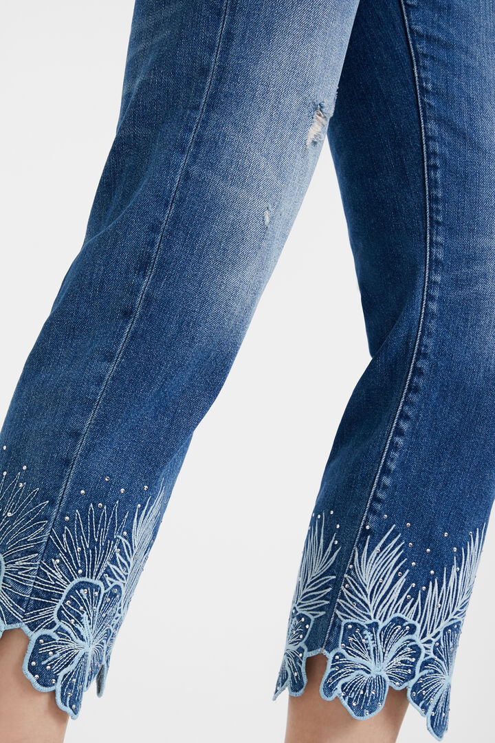 Jeans straight cropped | Desigual