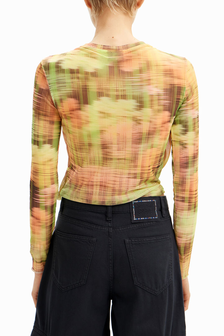 T-shirt de malha camada dupla | Desigual