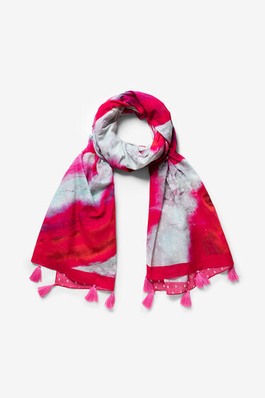 Artistic print foulard | Desigual