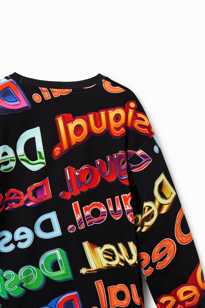 3D logo sweatshirt | Desigual