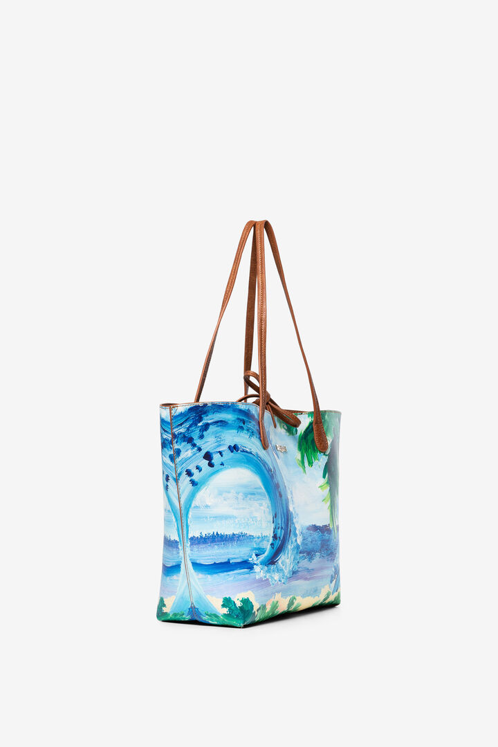 Reversible Tropical Bag Capri | Desigual