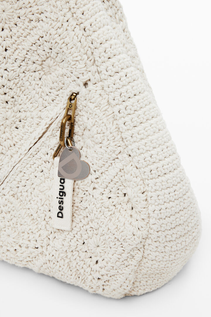 Maxi sac en crochet | Desigual