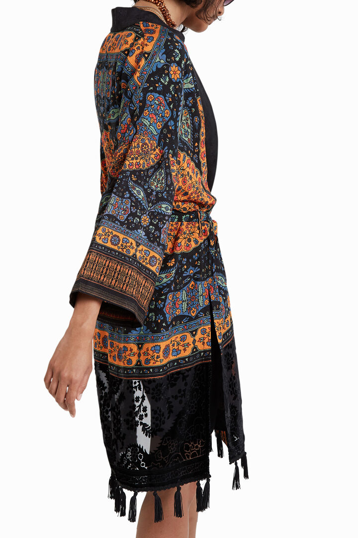 Etno kimono s brmbolcami | Desigual
