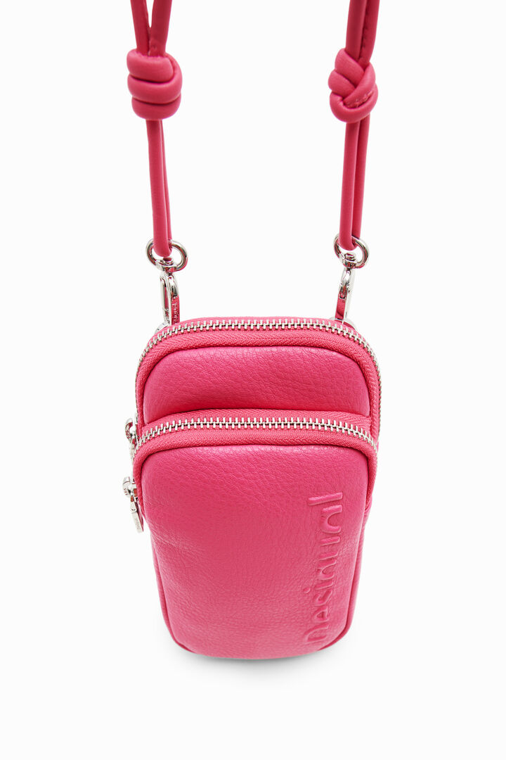 Leather-effect wallet smartphone pouch | Desigual