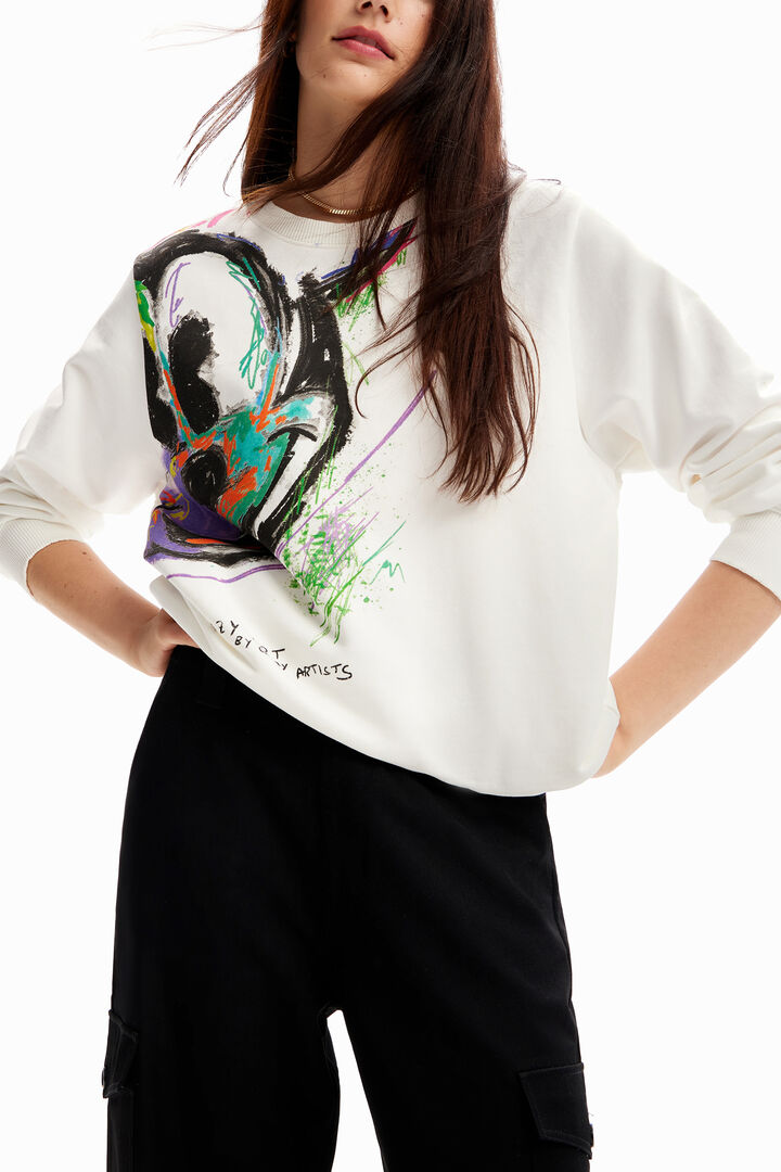 Arty Mickey Mouse sweatshirt | Desigual