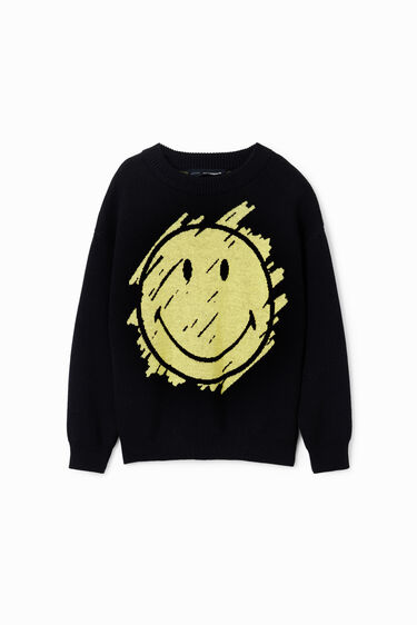 Jersey jacquard Smiley® | Desigual