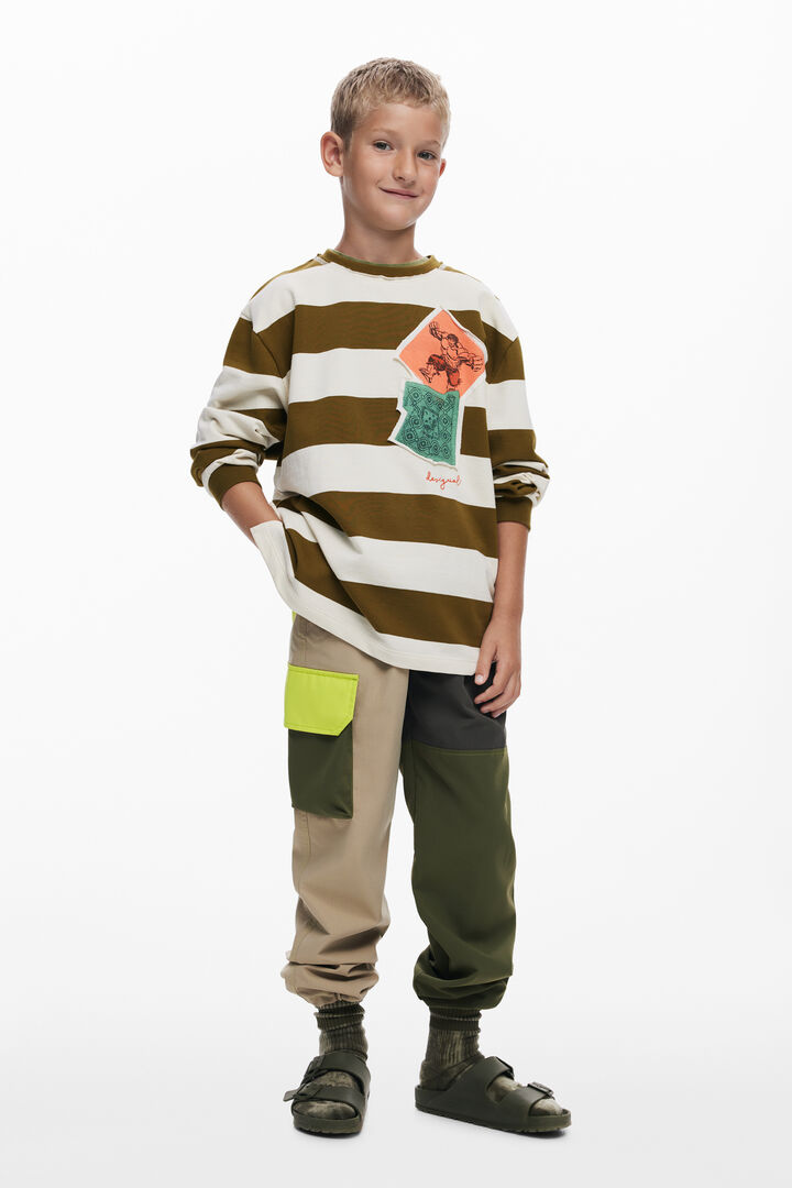 MARVEL™ STRIPED SWEATSHIRT | Desigual