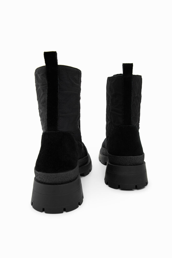 Bota cordons efecte lleopard | Desigual