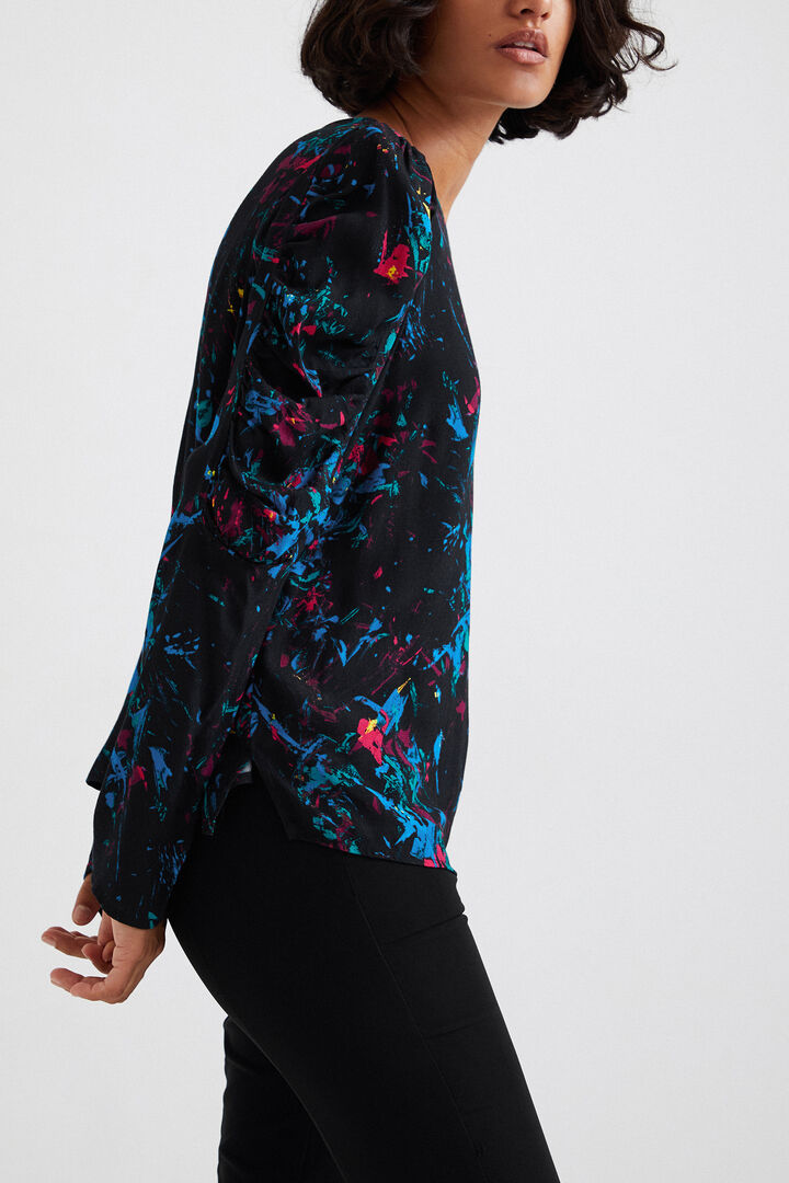 Blouse puffed sleeves | Desigual