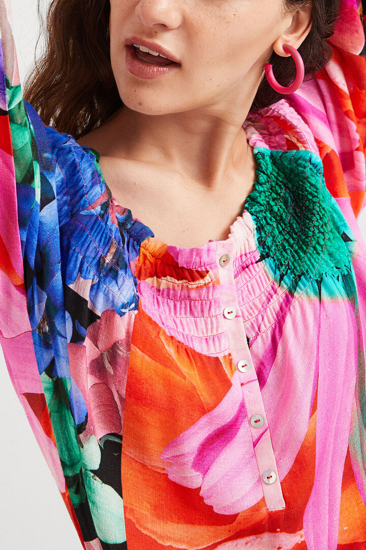 M. Christian Lacroix floral blouse | Desigual