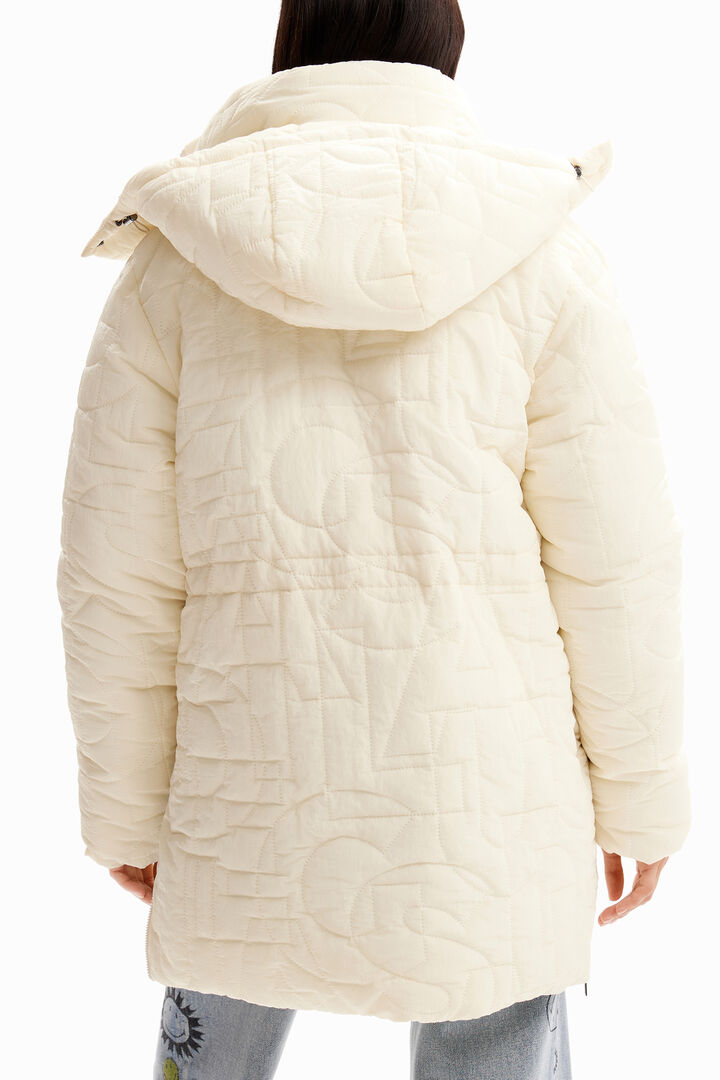 Kožená mini sukně s prošíváním | Desigual
