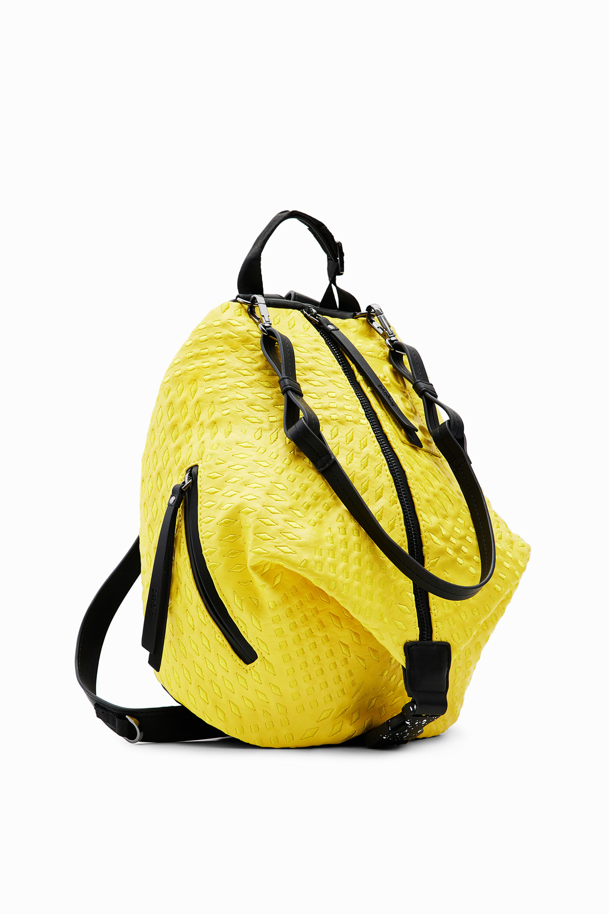 Small geometric backpack