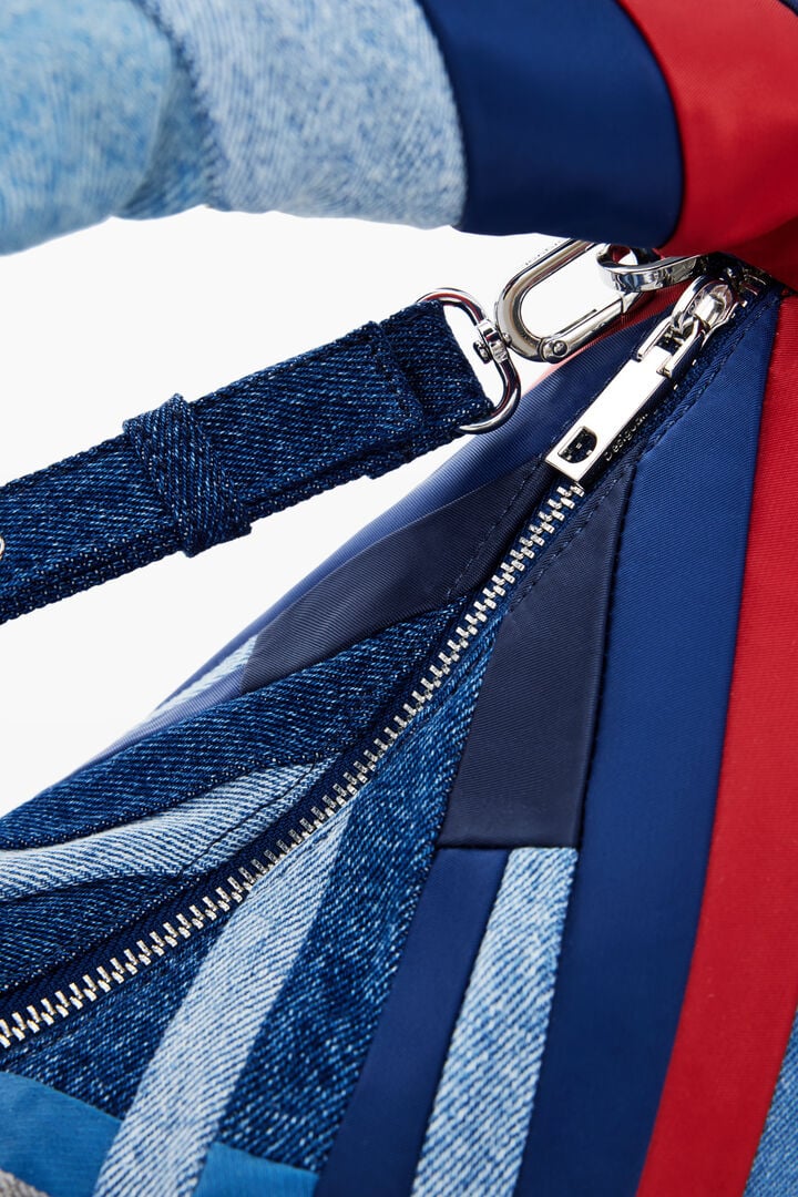 Striped denim bag | Desigual