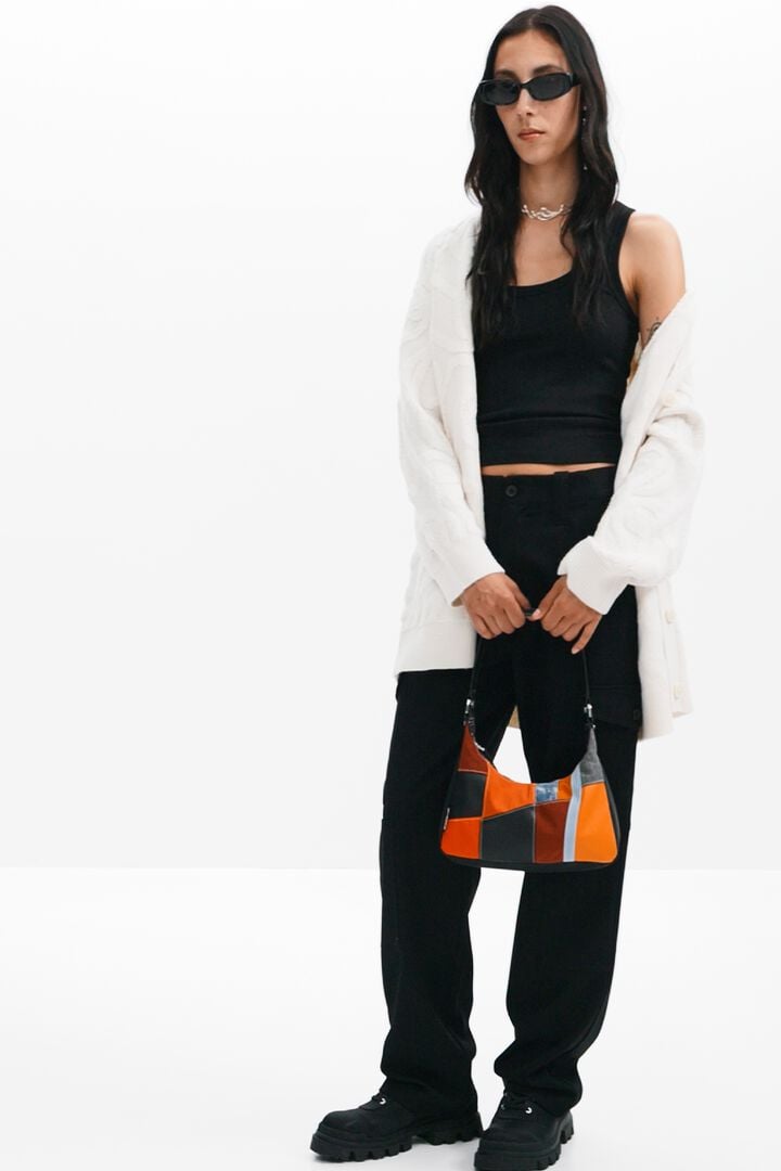 Oversized knit cardigan | Desigual