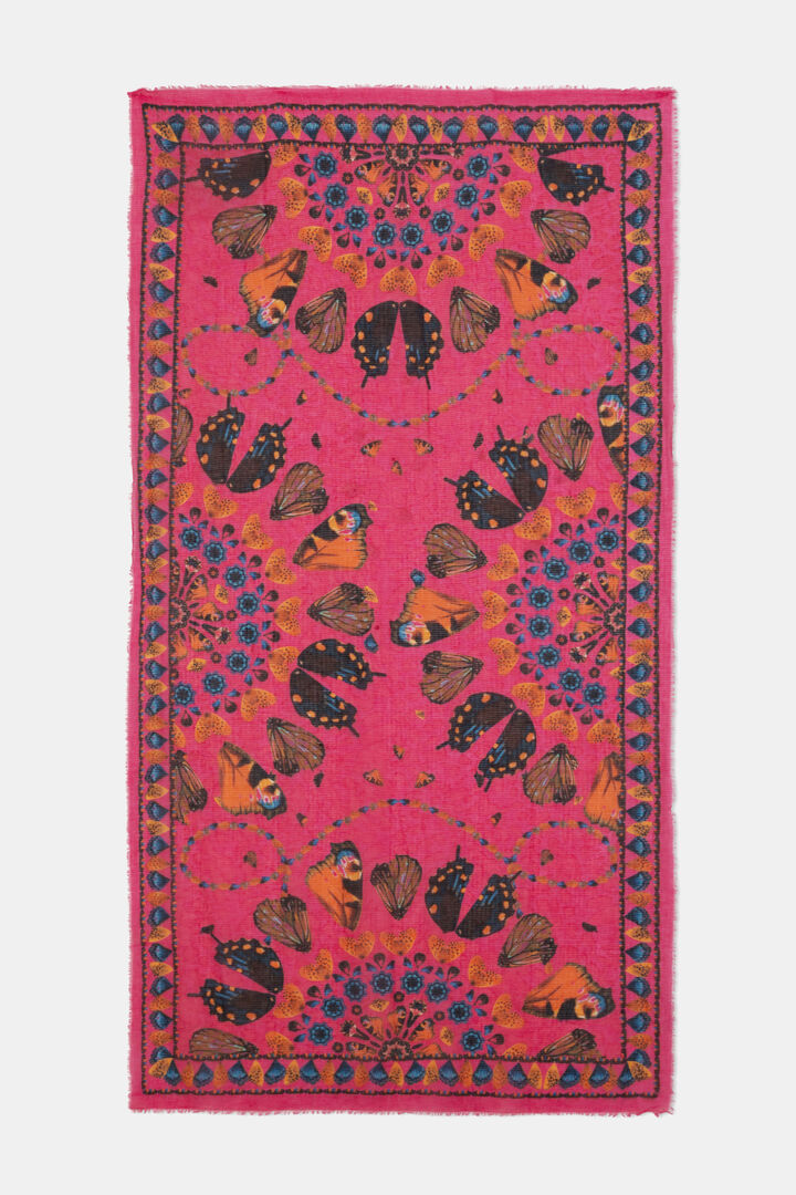 Pareo-Tuch mit galaktischen Schmetterlingen | Desigual