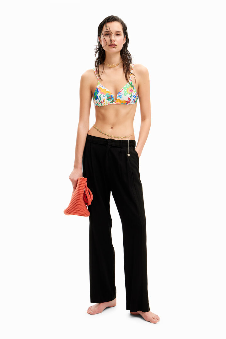 Bikini triangular dibujos jungla | Desigual