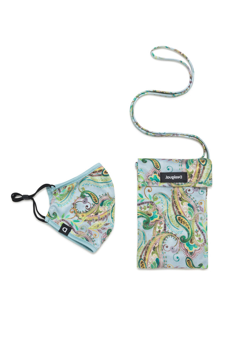 Paisley face mask + pouch | Desigual