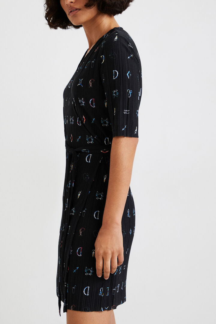 Pleated short dress | Desigual