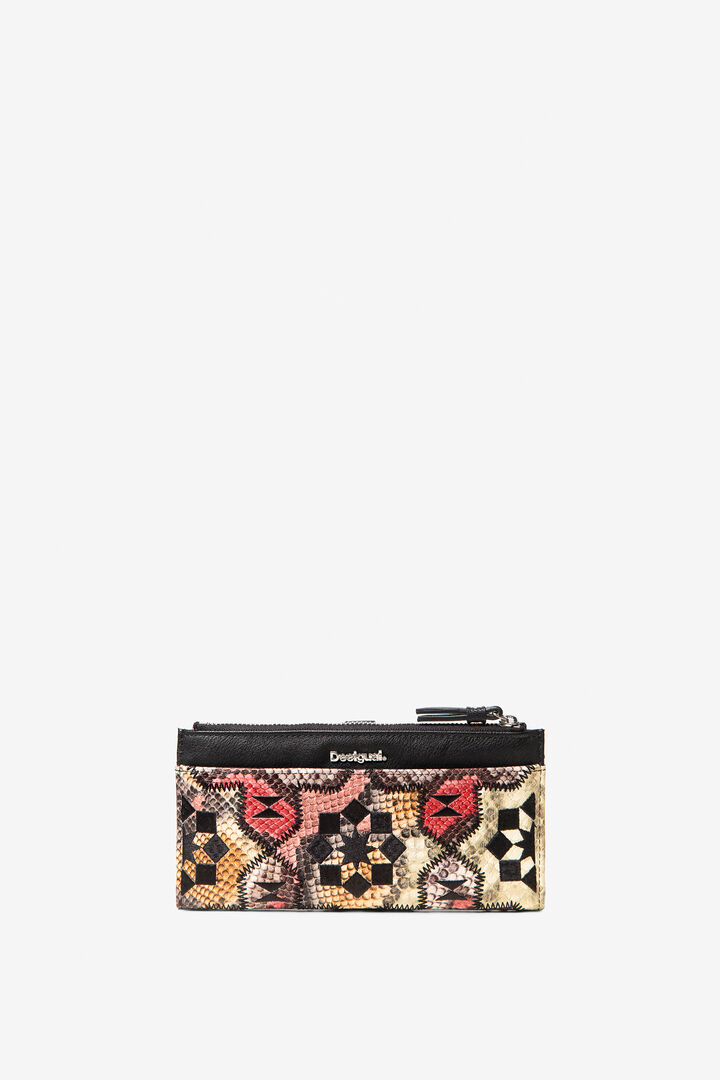 Rectangular coin purse reptile | Desigual