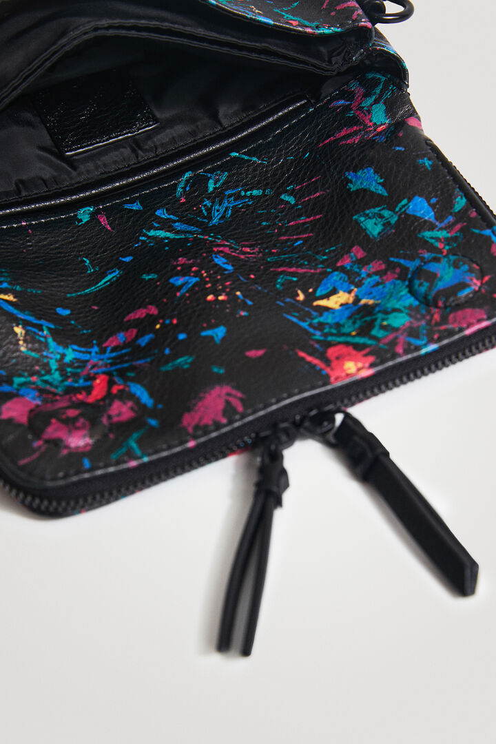 Printed flap mini-bag | Desigual