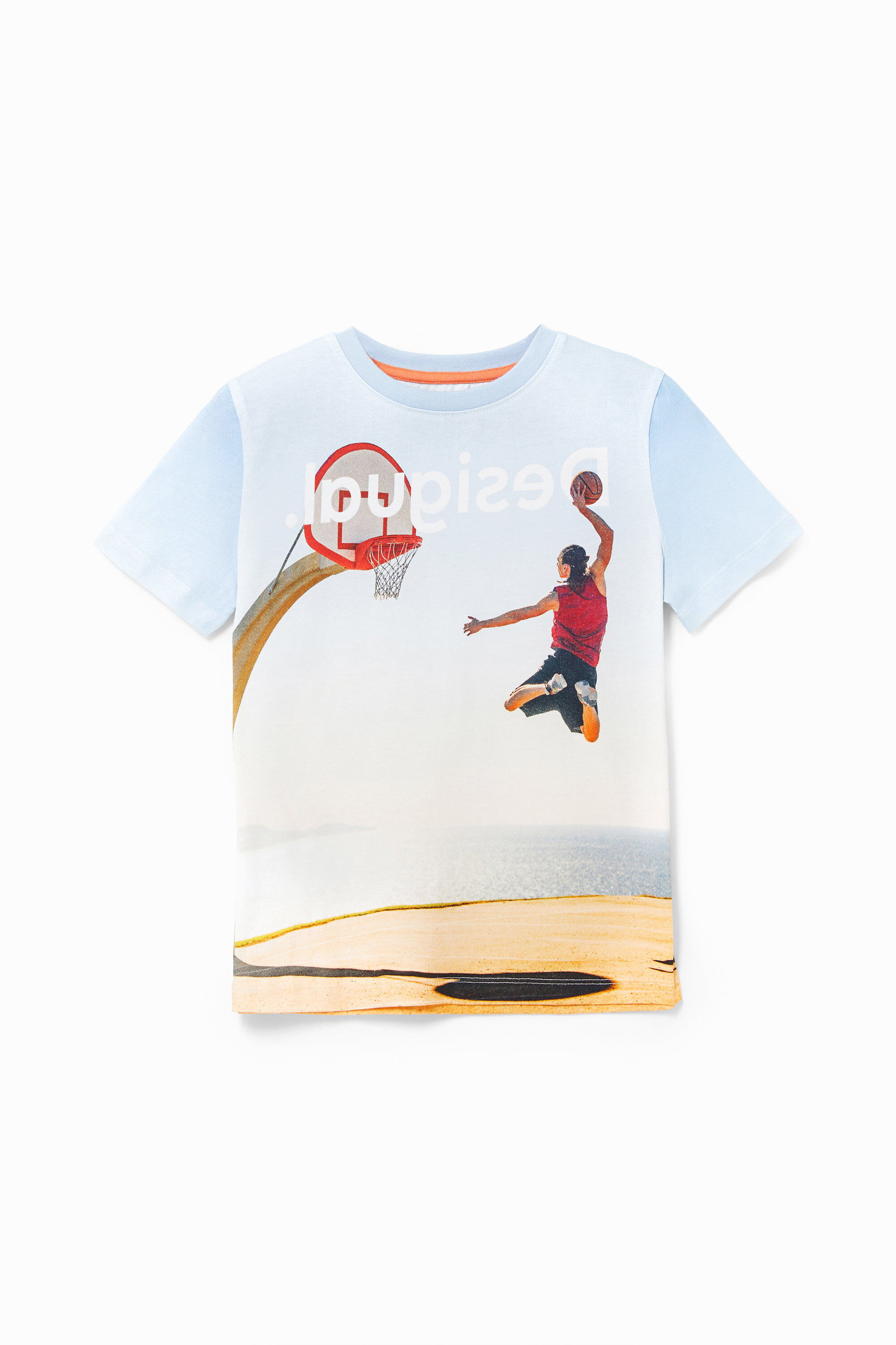 T-Shirt Basketball 100% Baumwolle