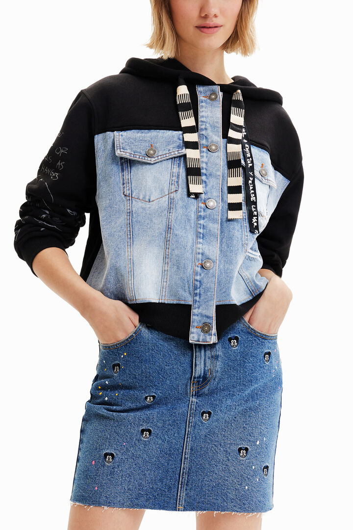 Disney's Mickey Mouse denim mini skirt | Desigual