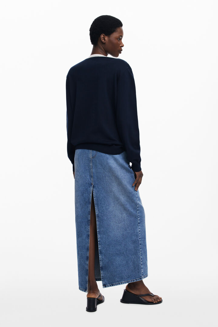 Double-neck diamond-pattern sweater Botter | Desigual