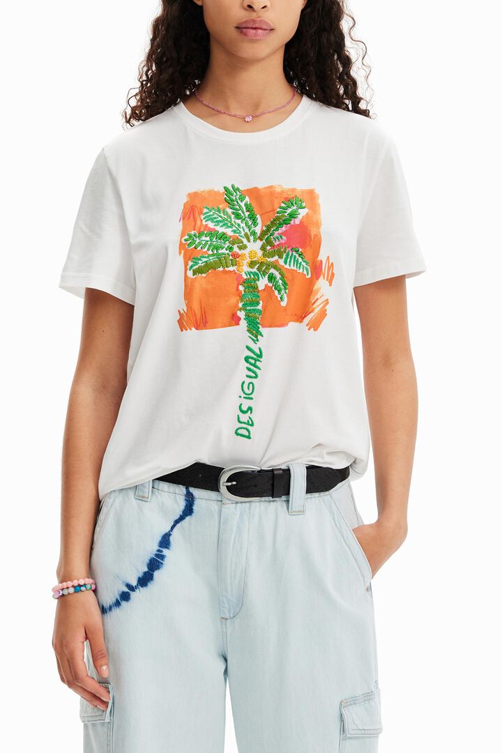 Samarreta tropical palmera | Desigual