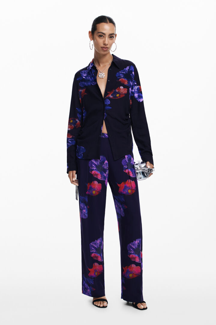 Fluid floral pants | Desigual